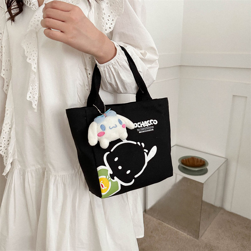 Work Lunch Box Lunch Bag Canvas Tote Bag  New Outing Fashion Bag Cute Mommy Handbag