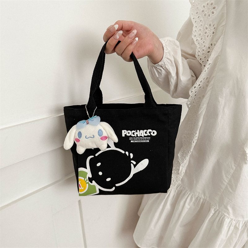 Work Lunch Box Lunch Bag Canvas Tote Bag  New Outing Fashion Bag Cute Mommy Handbag