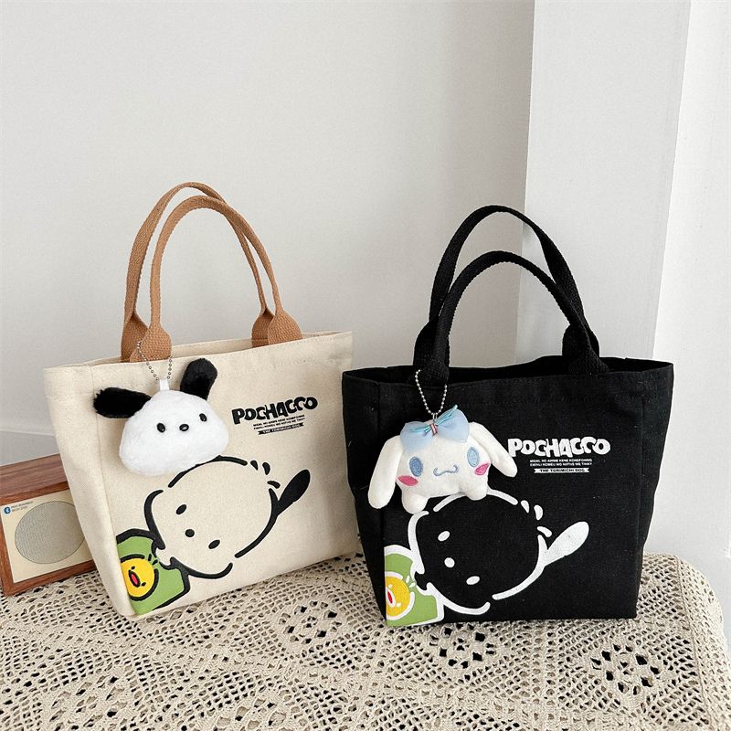 Work Lunch Box Lunch Bag Canvas Tote Bag  New Outing Fashion Bag Cute Mommy Handbag