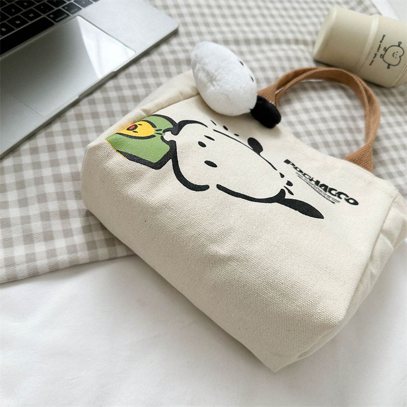 Work Lunch Box Lunch Bag Canvas Tote Bag  New Outing Fashion Bag Cute Mommy Handbag