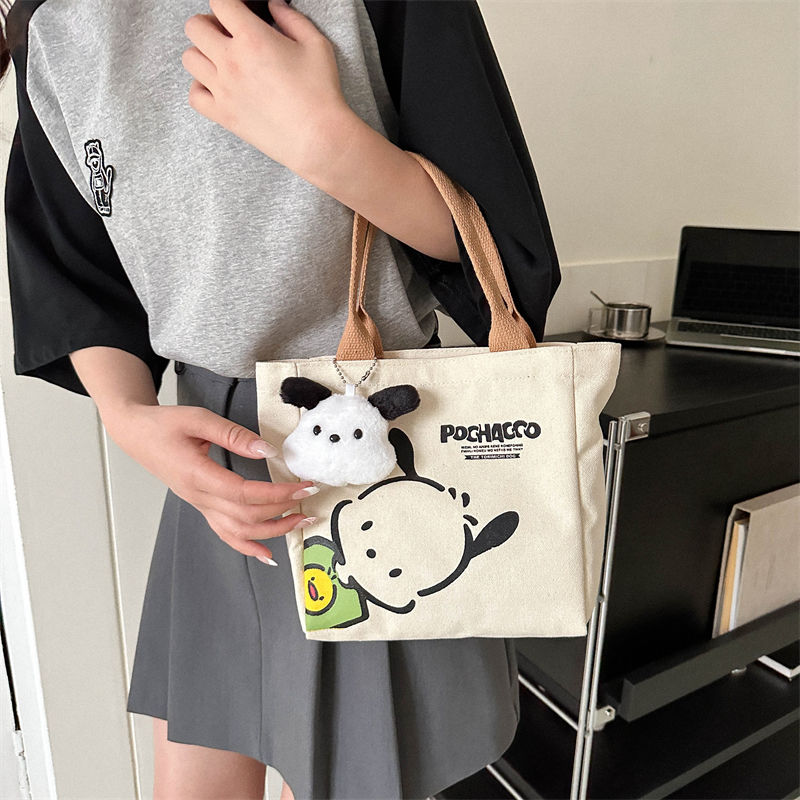 Work Lunch Box Lunch Bag Canvas Tote Bag  New Outing Fashion Bag Cute Mommy Handbag