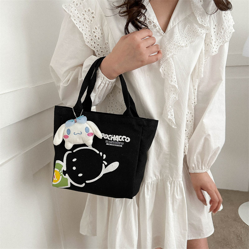 Work Lunch Box Lunch Bag Canvas Tote Bag  New Outing Fashion Bag Cute Mommy Handbag