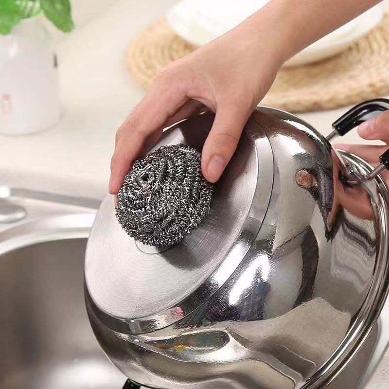 不锈钢清洁球钢丝球刷厨房清洁用品不易生锈锅刷碗刷洗碗球