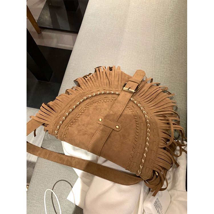 韓版女包包 2023新款流蘇包女士斜挎包潮流女款小包單肩包