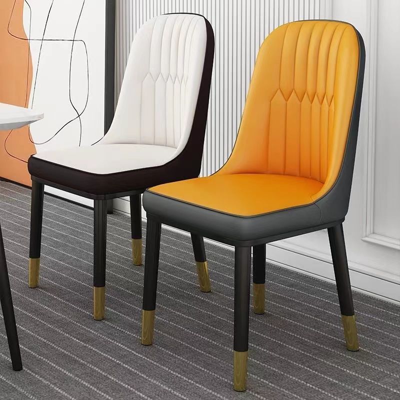 餐椅新款轻奢椅子家用靠背椅北欧餐桌椅子休闲椅北欧碳钢靠背