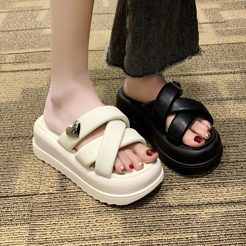 拖鞋女外穿加厚夏天涼鞋時尚輕便沙灘仙女涼拖鞋外穿軟底學生百搭