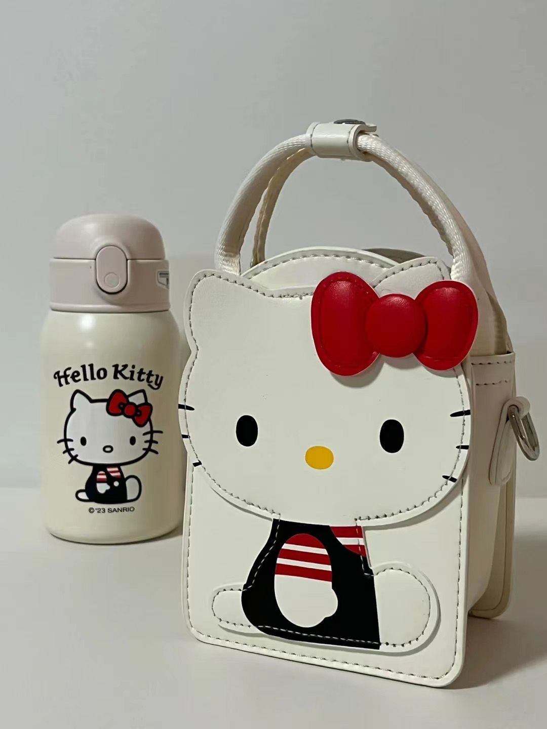 包包女2023新款可愛凱蒂貓hellokitty手機包元氣少女單肩斜挎包