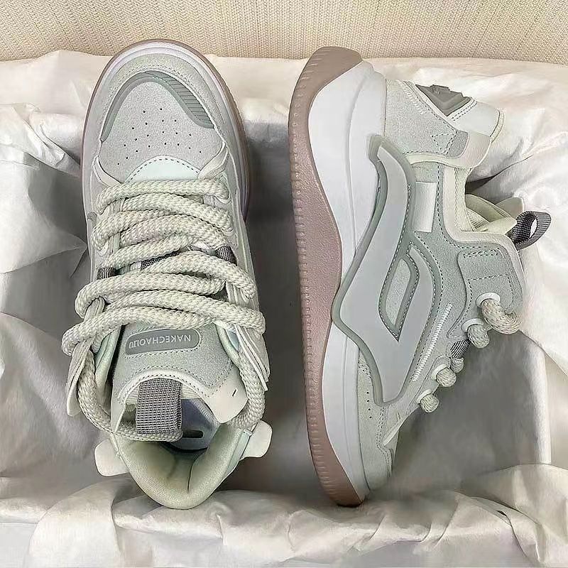 Casual Platform Bread Sneakers Unisex For Women Casual Shoes_voghion.com