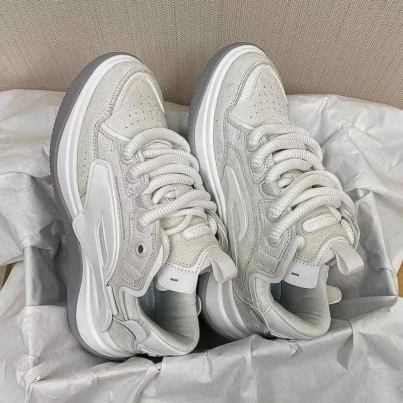 Casual Platform Bread Sneakers Unisex For Women Casual Shoes_voghion.com