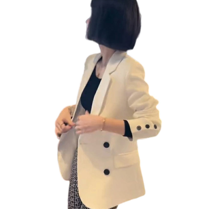 Niche design blazer for women spring and autumn new casual fashion slim slim professional suit top