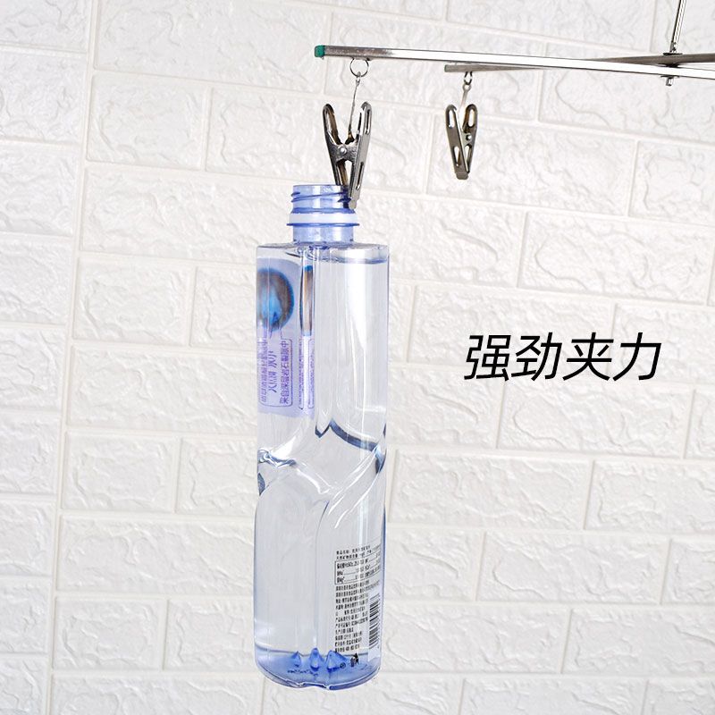 十字型衣架不锈钢裤夹裤架加厚多功能折叠裤子专用家用晒袜子304 图片 4