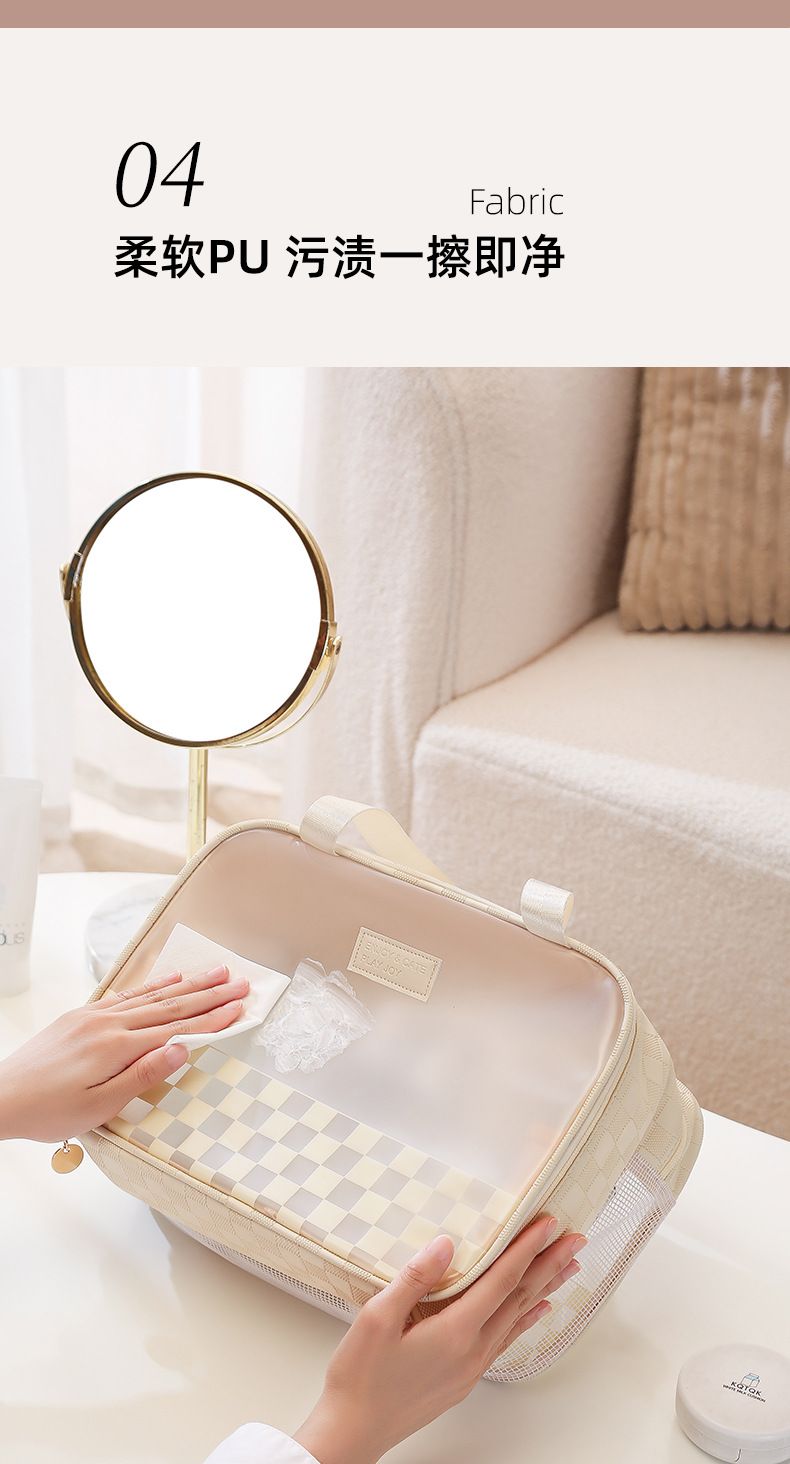 Double-Layer Dry And Wet Separation Makeup Storage Bag Portable Travel Waterproof Portable Fitness Swimming