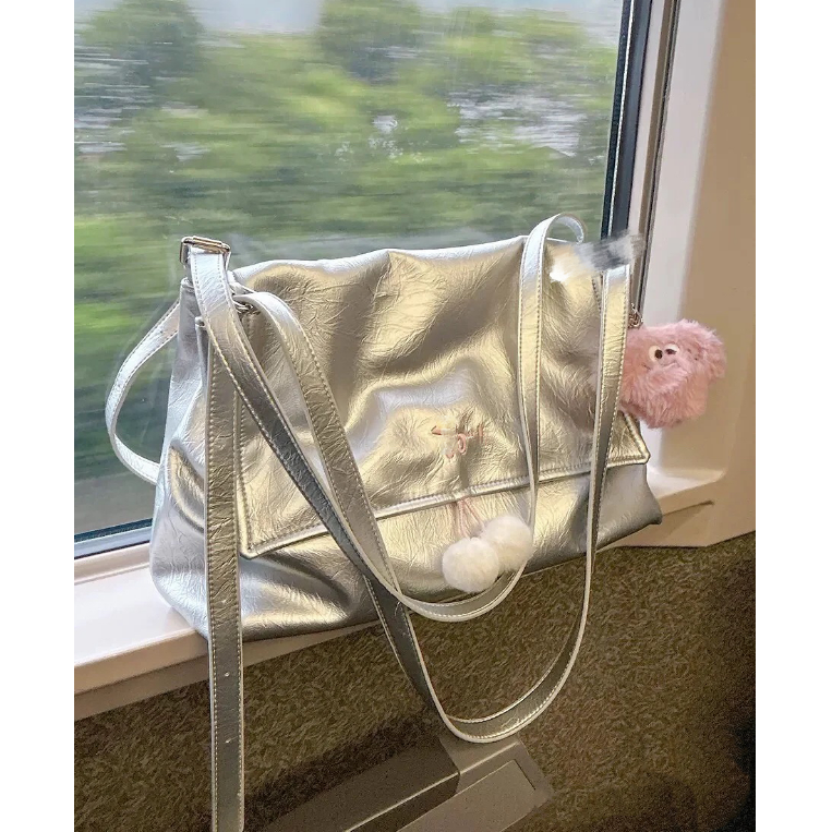 2024 new original design clay series tote bag, practical large-capacity armpit bag for daily commuting