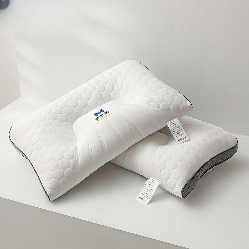 太空舱乳胶枕头枕芯宿舍家用单人双人护颈椎助睡眠枕可机洗一对枕