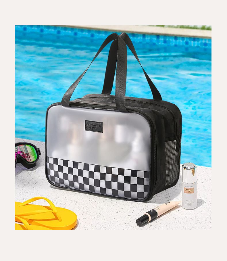 Double-Layer Dry And Wet Separation Makeup Storage Bag Portable Travel Waterproof Portable Fitness Swimming