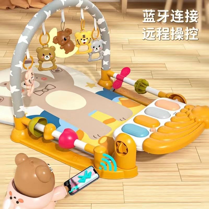 脚踏钢琴婴儿玩具健身架器新生幼儿4宝宝5躺着玩2踩3一6个月0-1岁