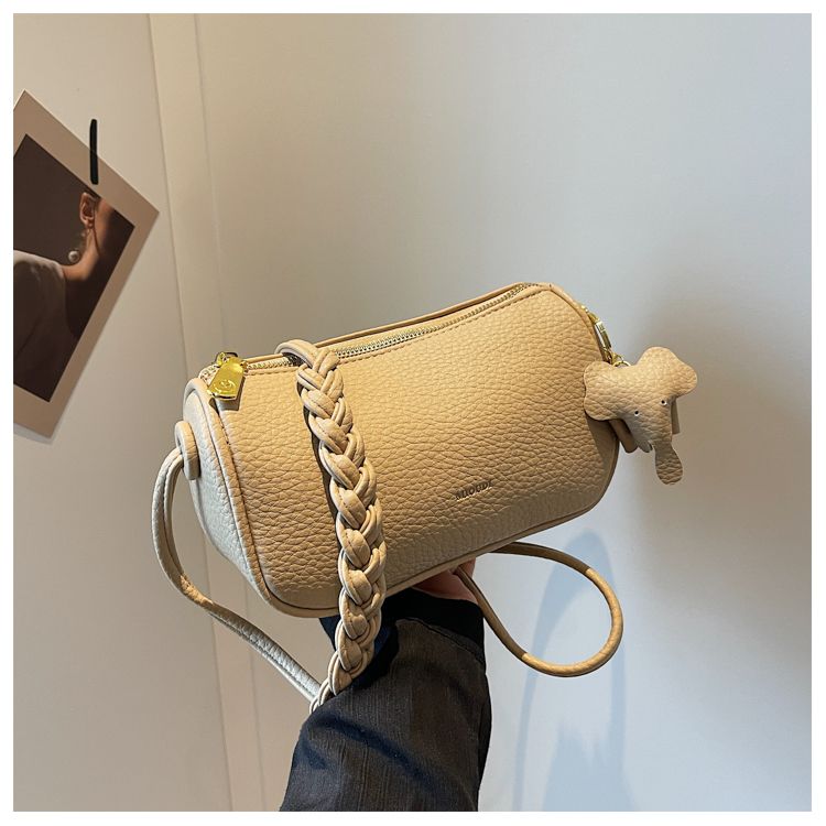 Sending Elephant Live Damentasche 2023 Sommer Neue Kissentasche mit Litschi-Muster Vielseitige One-Shoulder-Crossbody-Tasche_voghion.com