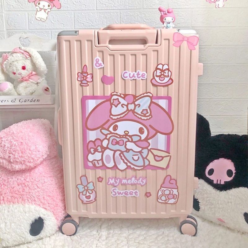 Sanrio luggage stickers Kuromi Pacha dog large waterproof suitcase trolley case decorative stickers waterproof