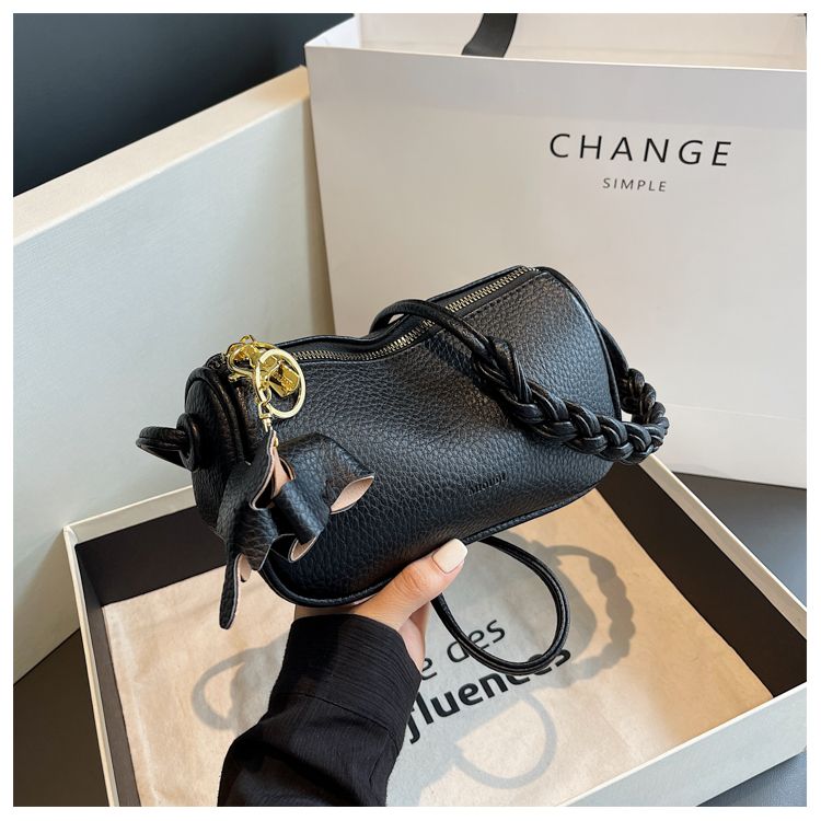 Sending Elephant Live Damentasche 2023 Sommer Neue Kissentasche mit Litschi-Muster Vielseitige One-Shoulder-Crossbody-Tasche_voghion.com