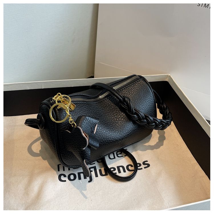 Sending Elephant Live Damentasche 2023 Sommer Neue Kissentasche mit Litschi-Muster Vielseitige One-Shoulder-Crossbody-Tasche_voghion.com