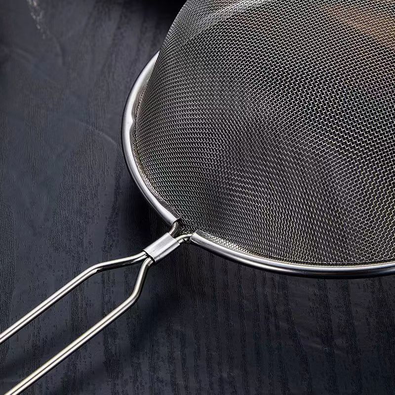 不锈钢漏勺过滤网家用网筛厨房超细漏网密漏油网果汁豆浆家用筛子