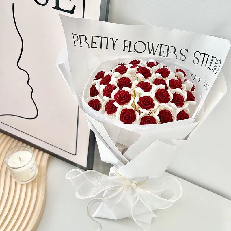 Handmade DIY creative simulation of withering rose bouquet material package for girlfriend 520 gift