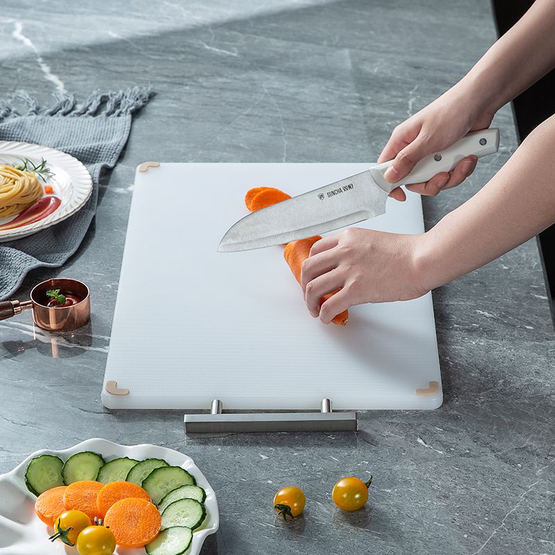 双枪菜板家用防霉食品级pe案板厨房用切菜防滑塑料砧板宿舍水果板