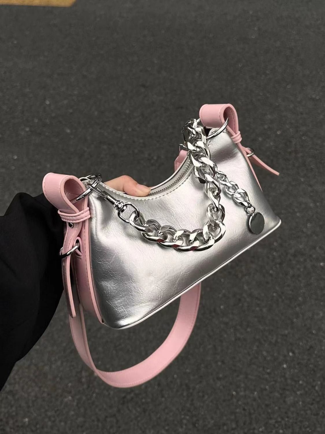 Korean niche design bag women's new 2024 summer fashion small bag high-end versatile shoulder crossbody bag