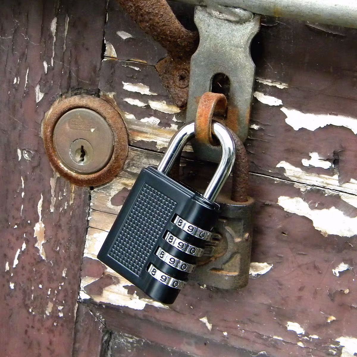 【转轮密码锁】防水防锈挂锁旅行箱锁健身房更衣柜子锁头防盗锁