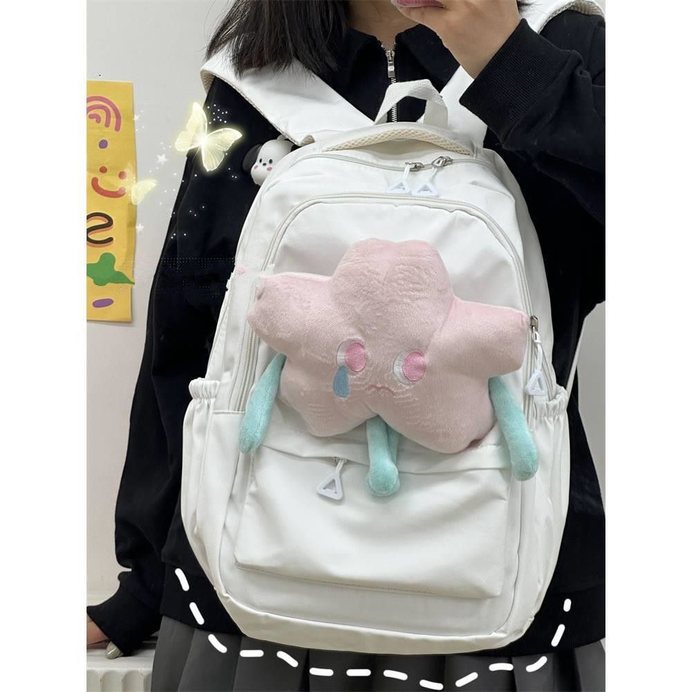 日系可愛少女書包韓版ins森系高中女學生小眾大容量初中生雙肩包