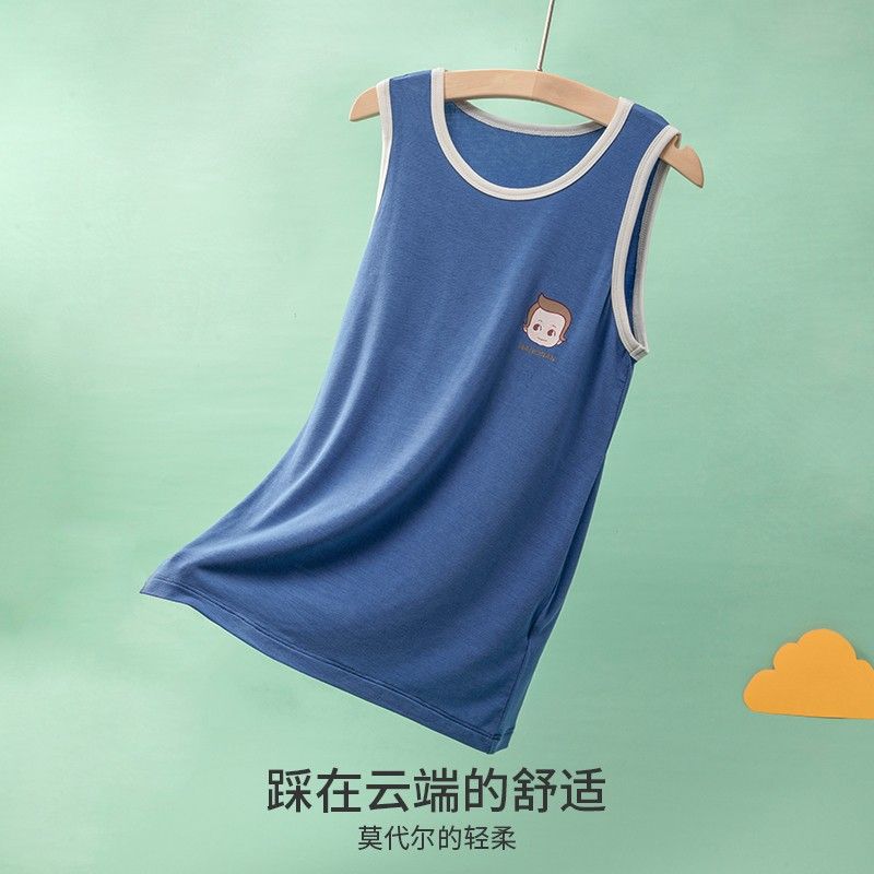 Hengyuanxiang children's vest Modal boys' underwear summer thin little boy baby boy big child belly protection sleeveless