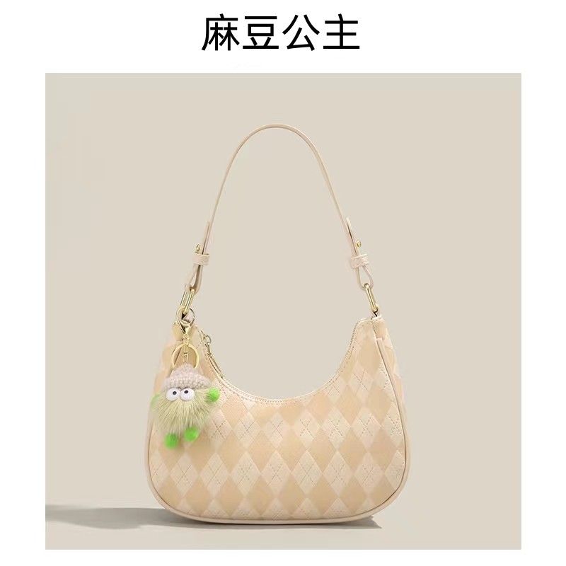 新款女包2023新款潮夏季百搭小眾月牙包高級質感單肩斜挎包腋下包