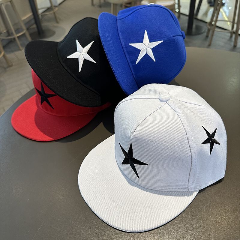 Chapéu de aba plana masculino primavera e outono Boné de beisebol feminino pai-filho hip-hop chapéu infantil hard top ampla cornija_voghion.com