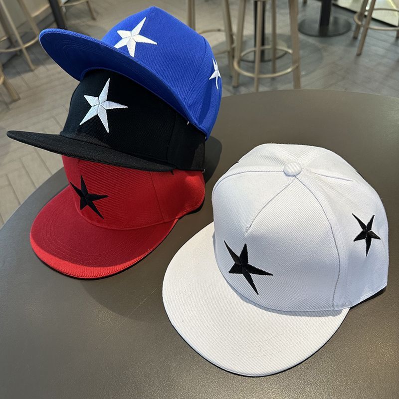 Chapéu de aba plana masculino primavera e outono Boné de beisebol feminino pai-filho hip-hop chapéu infantil hard top ampla cornija_voghion.com