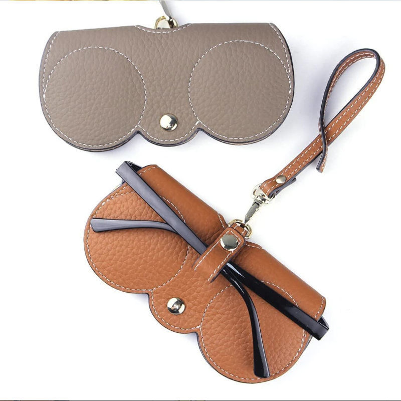 便携防掉高档眼镜袋女太阳镜收纳盒便携式保护套放墨镜近视眼睛包