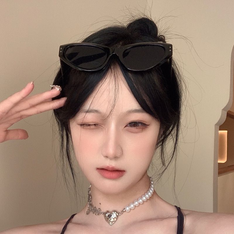 貓眼墨鏡女款復古2023新款高級感歐美搞怪辣妹美式小臉太陽眼鏡女