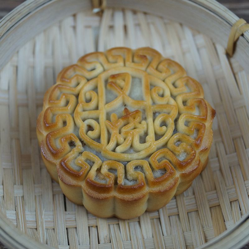 【每天现做】广西玉林中秋月饼五仁叉烧广式月饼 老式传统纸筒装 图 5
