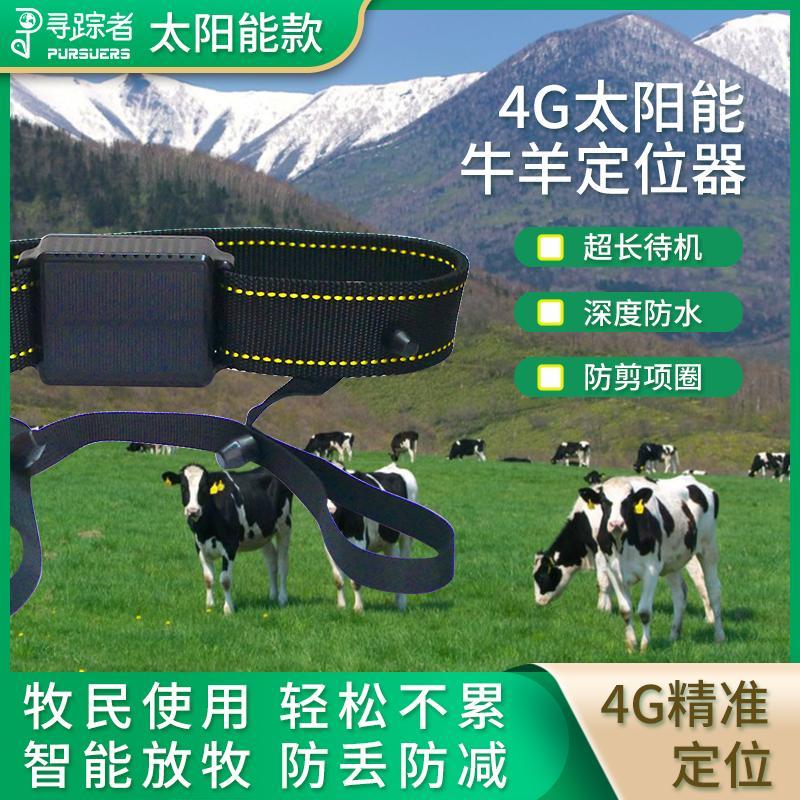 牛羊定位器山区放牧专用超长待机GPS北斗4G卫星追踪神器防水防丢