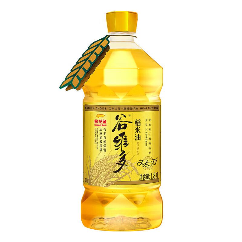 金龙鱼双一万稻米油1.8L