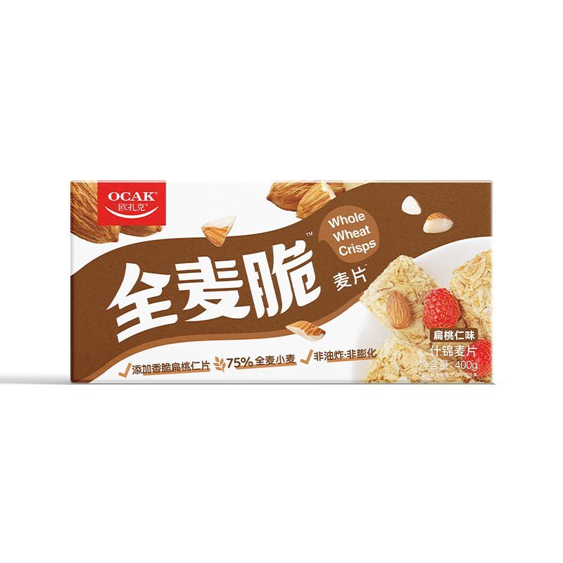 400克欧扎克全麦脆麦片（扁桃仁味）