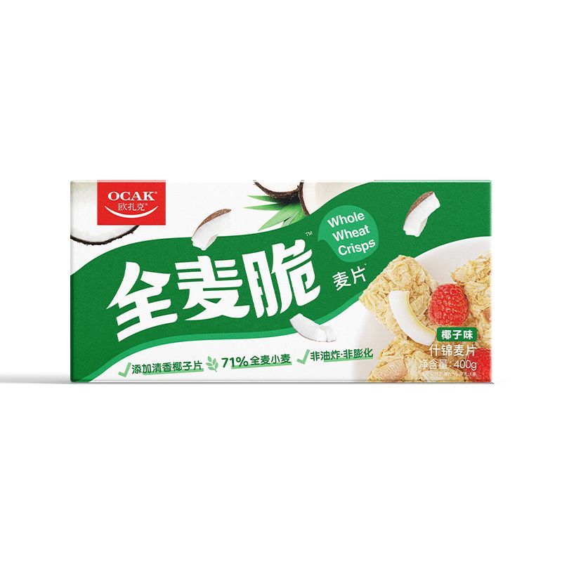400克欧扎克全麦脆麦片（椰子味）