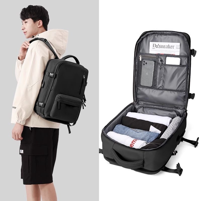 旅行背包男双肩包大容量商务出差短途旅游行李包高中生电脑书包