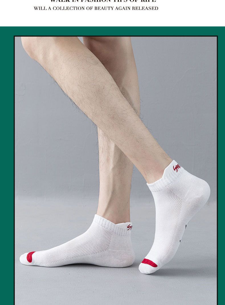 Bunte Socken Für Sport Und Freizeit Aus Atmungsaktiver Baumwolle_voghion.com