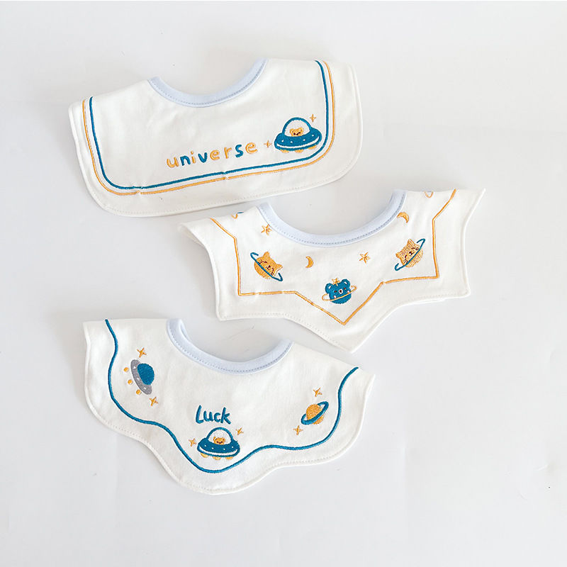 [Summer thin section] saliva towel baby baby bib pure cotton waterproof saliva pocket newborn baby anti-spitting milk