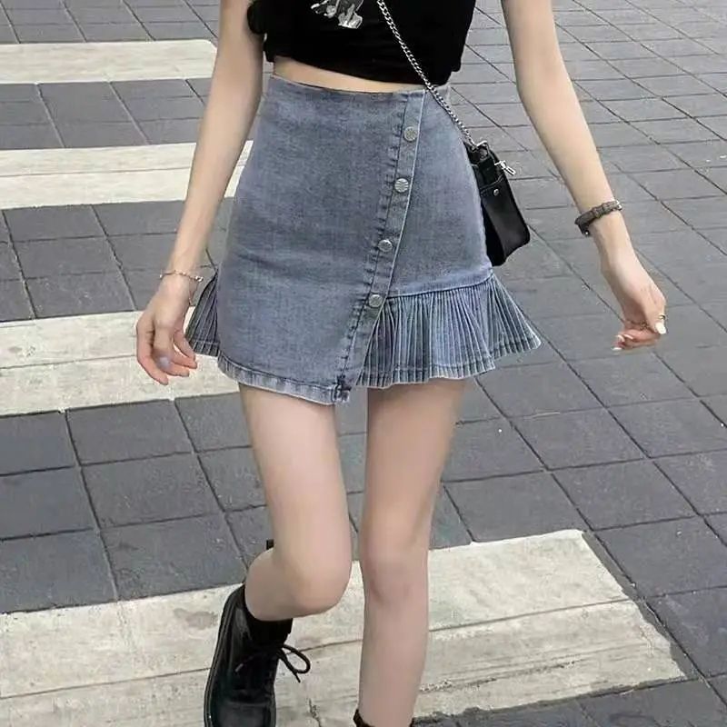 甜辣風裙子女夏裝ins原宿風百搭今年新款包臀裙短裙顯瘦性感氣質