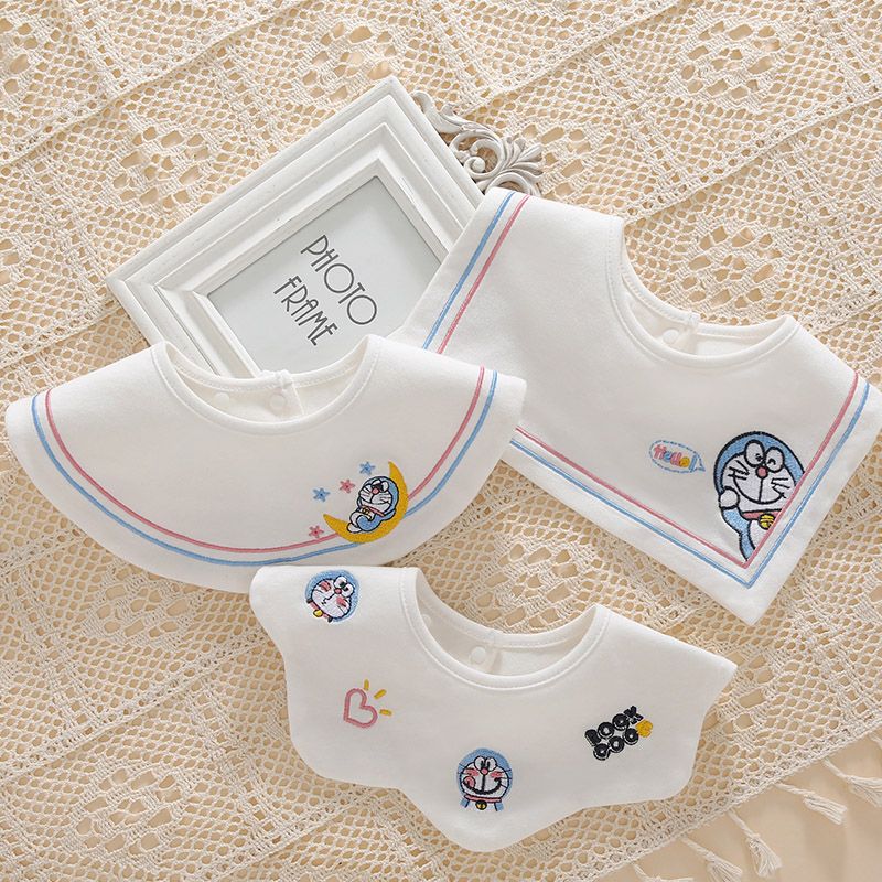 Saliva towel baby baby bib class A pure cotton water absorption 360 degrees rotating waterproof saliva pocket