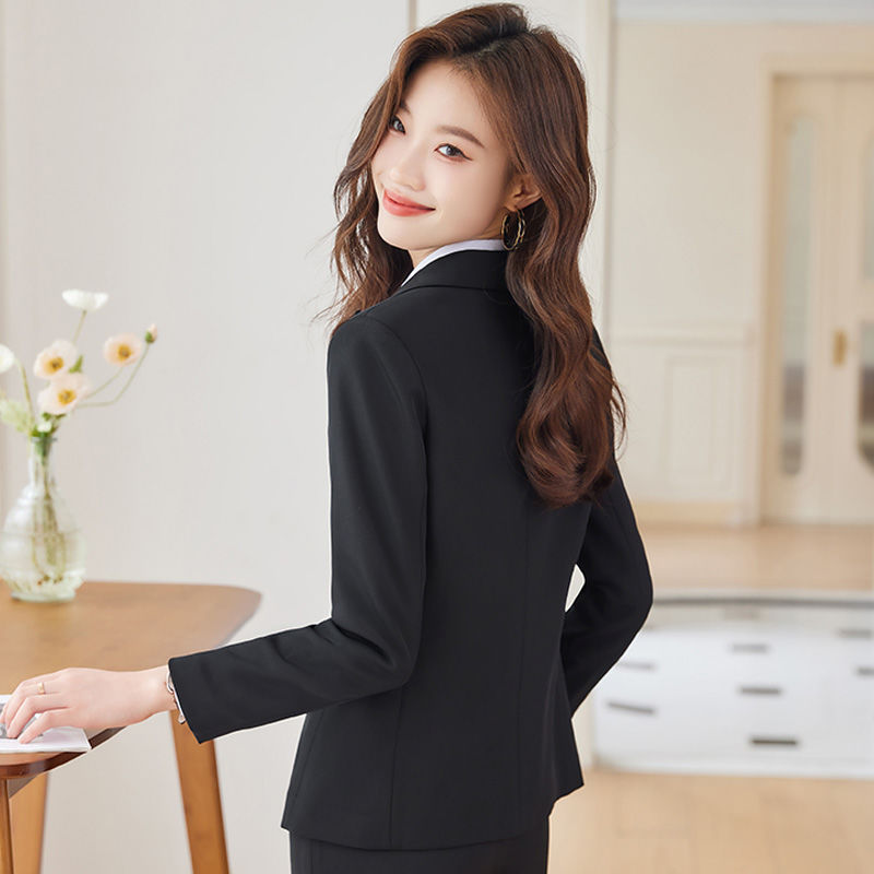 High-end professional suit, slim and stylish small suit, women's casual suit jacket, work wear, casual professional formal wear