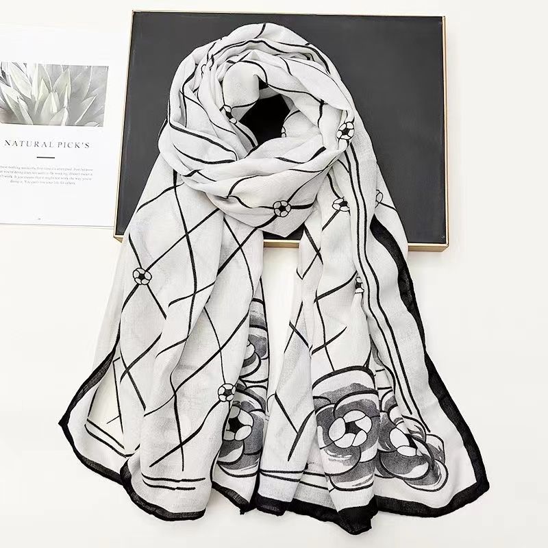 Schals aus Baumwolle und Leinen für Ausflüge, Sonnenschutz, Schals für Fotos, Strandtücher, Gaze und Damen_voghion.com