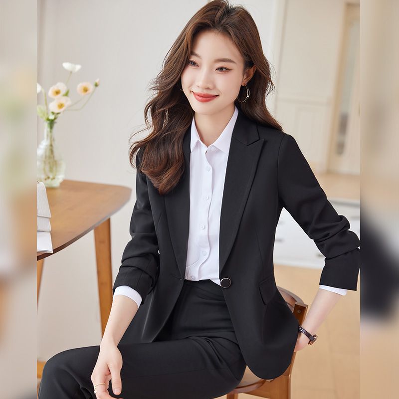 High-end professional suit, slim and stylish small suit, women's casual suit jacket, work wear, casual professional formal wear