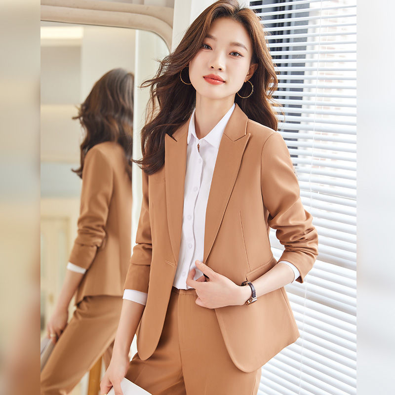 High-end professional suit, slim and stylish small suit, women's casual suit jacket, work wear, casual professional formal wear